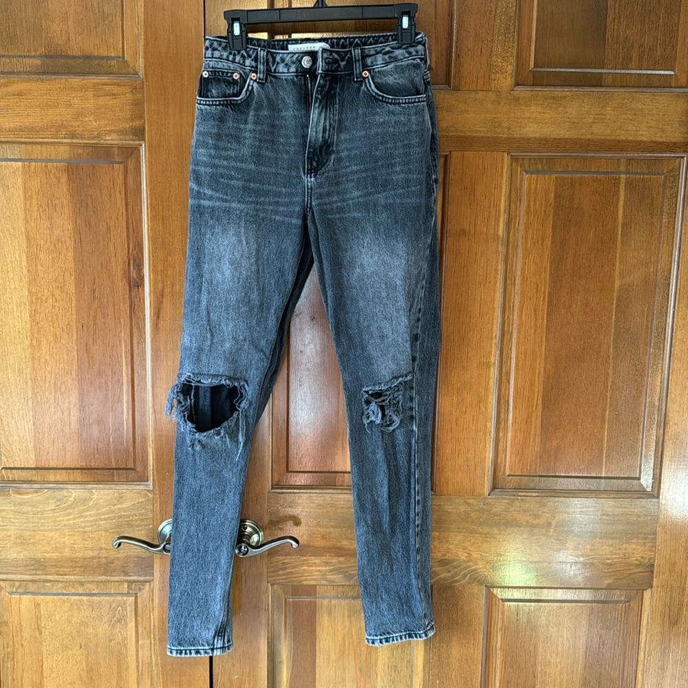 Top Shop Mom Jeans | Women’s Size W: 28 L:34 | Color: Gray